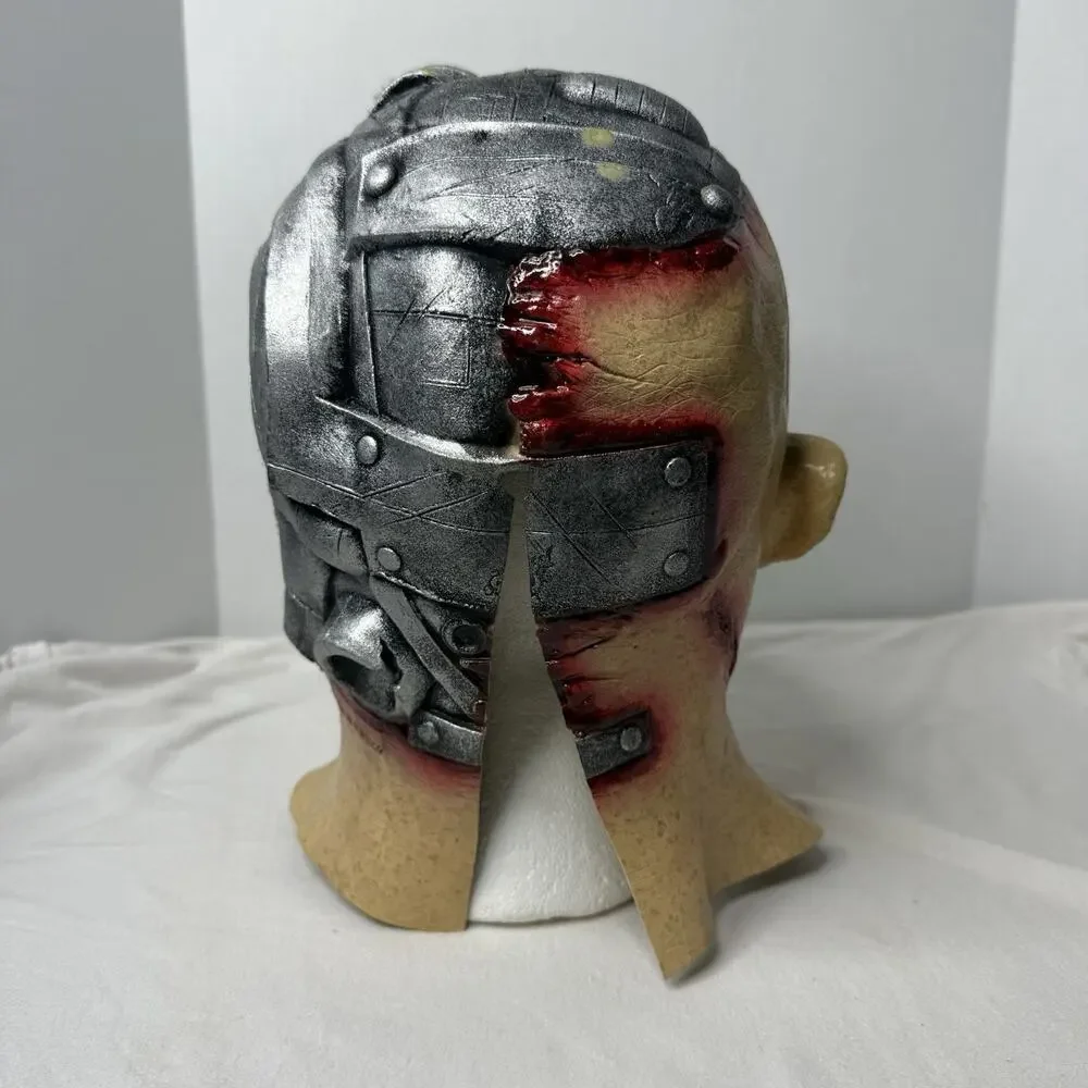 Animated Cyborg Full Face Halloween Costume Mask Rubber Latex RARE COOL Cosplay